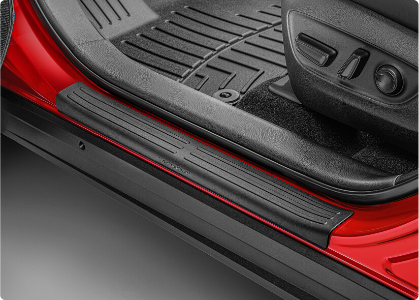 WeatherTech SillProtector Installed in a vehicle.